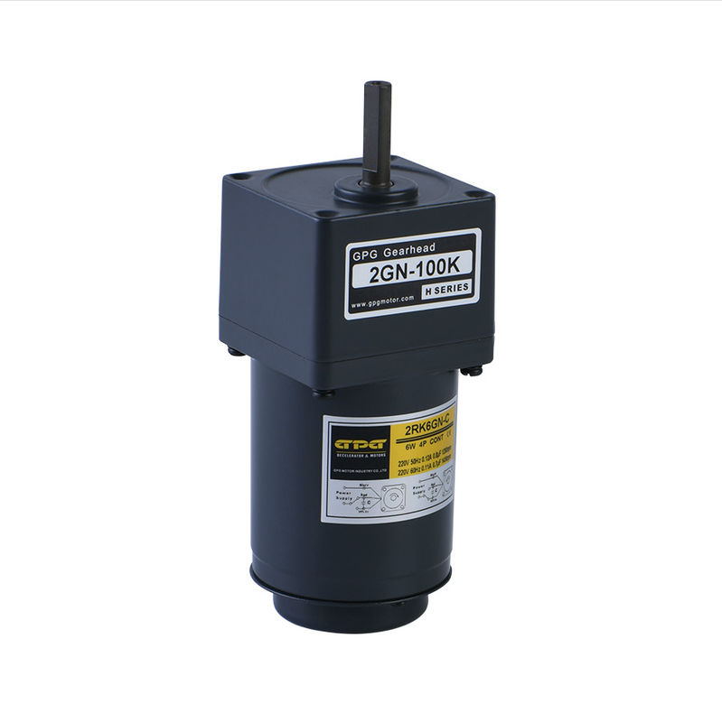 MOTOR ELÉTRICO da ENGRENAGEM da C.A. da CAIXA DE ENGRENAGENS YN60-6 60JB3-200G8L da VELOCIDADE CONSTANTE de 60mm 6W 2RK6GN-C 2GN3-200K