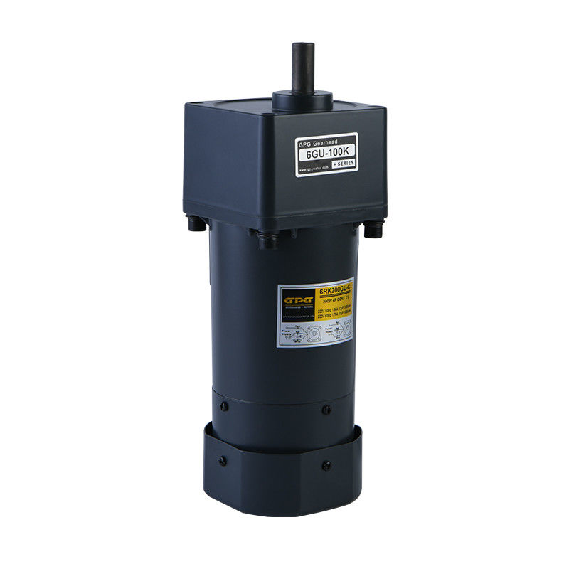 SÉRIE YN100-120F 100JB3-200G10L do MOTOR da ENGRENAGEM do MOTOR RK da ENGRENAGEM da C.A. do MOTOR de FÃ do CONTROLE de VELOCIDADE de 104mm 120W 6RK120GN-CF 6GU3-200K