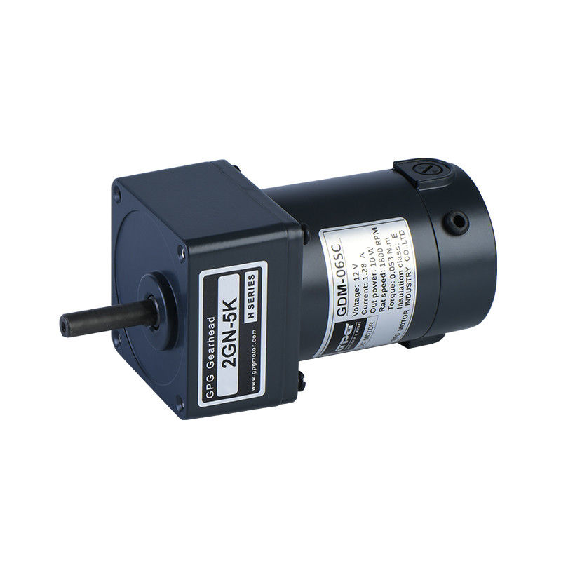 Motor 12V 24V da engrenagem da escova de GDM-08SC tipo da escova do motor de uma C.C. de 60 watts