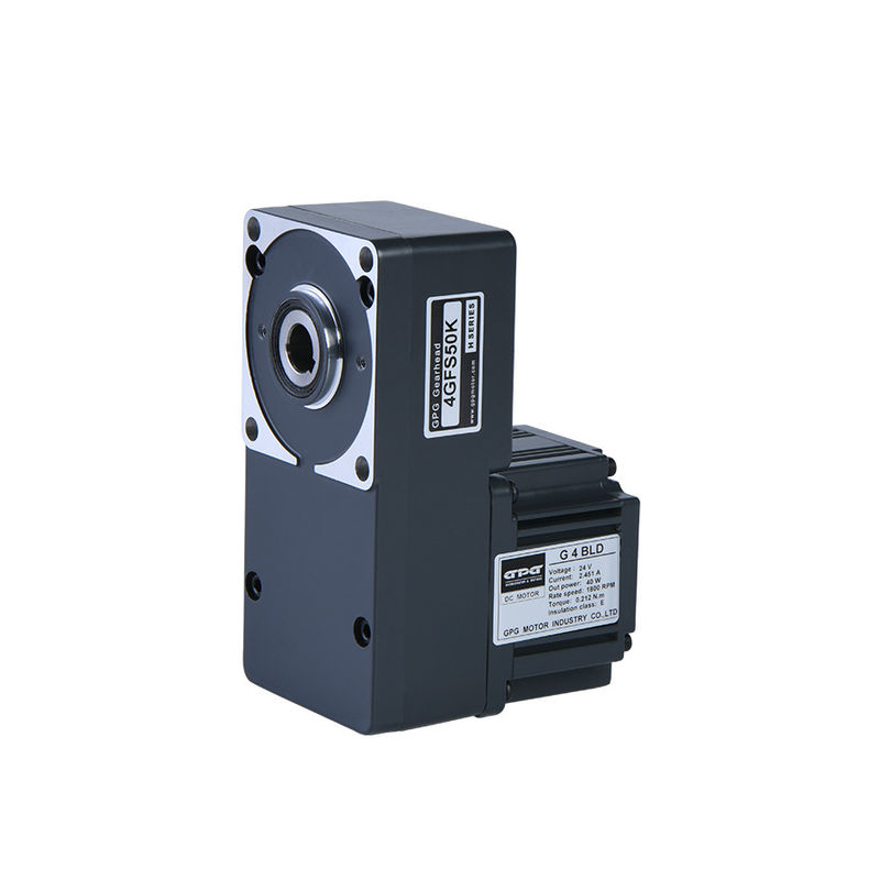 motor sem escova da engrenagem de 25w 12v 24v 80mm com a caixa de engrenagens lisa oca 4GFS5-200K