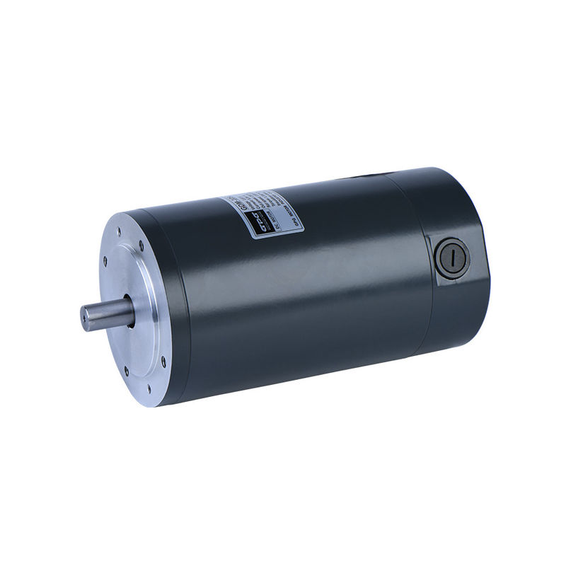 Motor redondo da C.C. da escova do poder 30w 70mm 12v 24v do motor da C.C. do eixo da chave do eixo