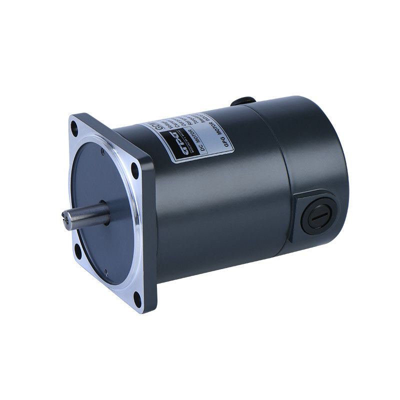 Motor redondo da C.C. da escova do poder 30w 70mm 12v 24v do motor da C.C. do eixo da chave do eixo