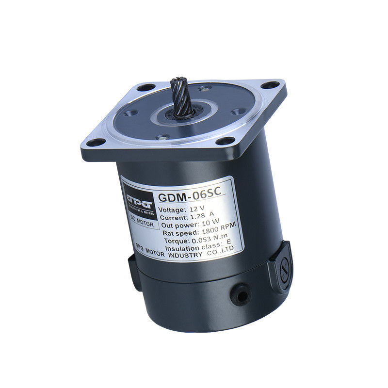 a C.C. ELÉTRICA da FLANGE do QUADRADO do MOTOR 60MM 12V 24V da C.C. 20W VIAJA DE AUTOMÓVEL o MOTOR da C.C. da ESCOVA do EIXO da CHAVE do EIXO do CÍRCULO 1800 3200RPM